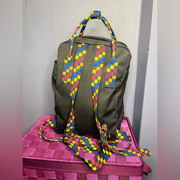 Black Multi Color Mini Backpack - Picture 5 of 8